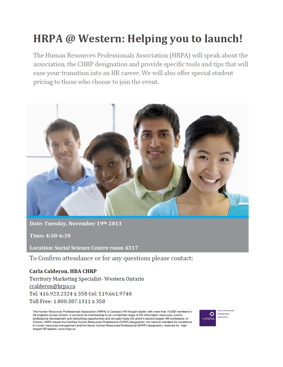 HRPA Information Session 