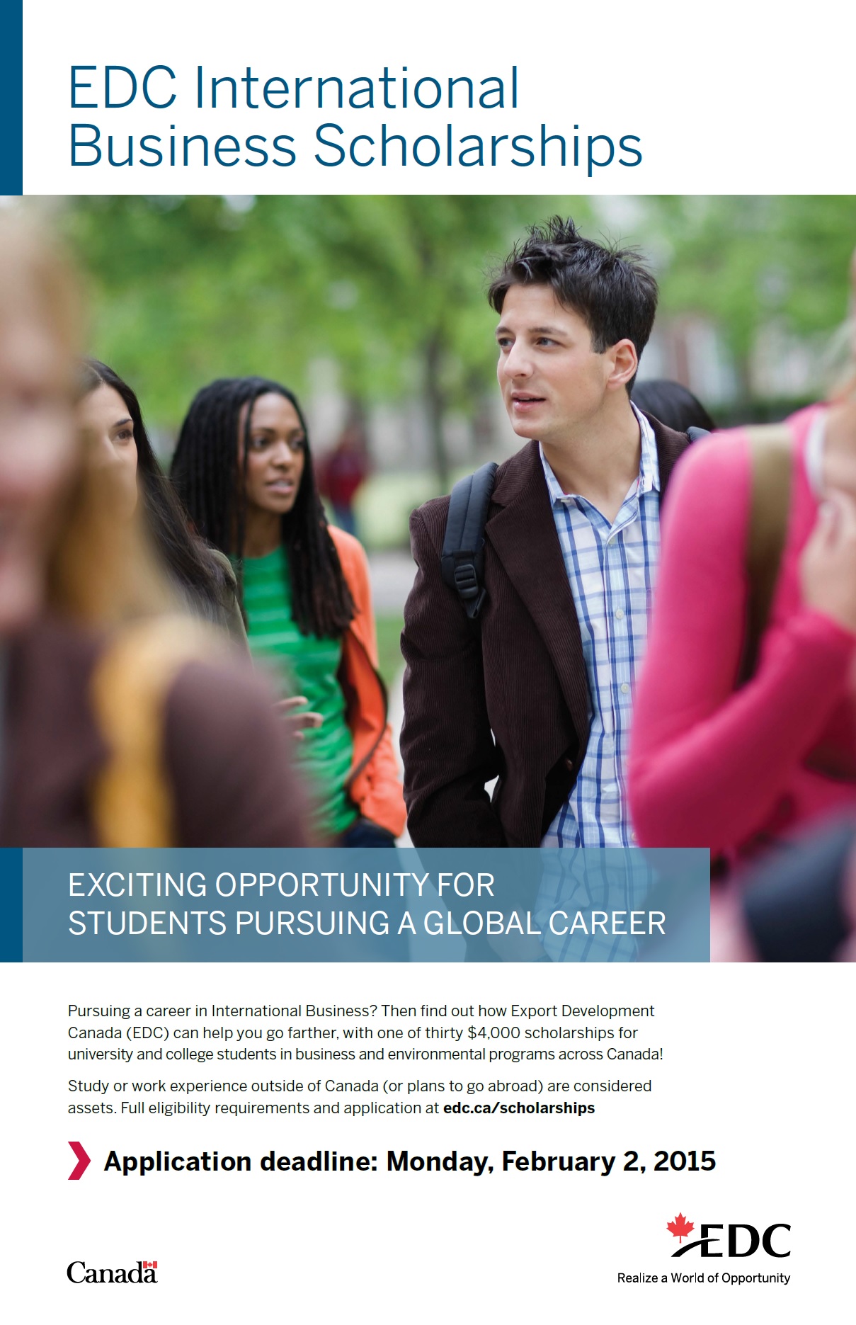 EDC International Business Scholarships