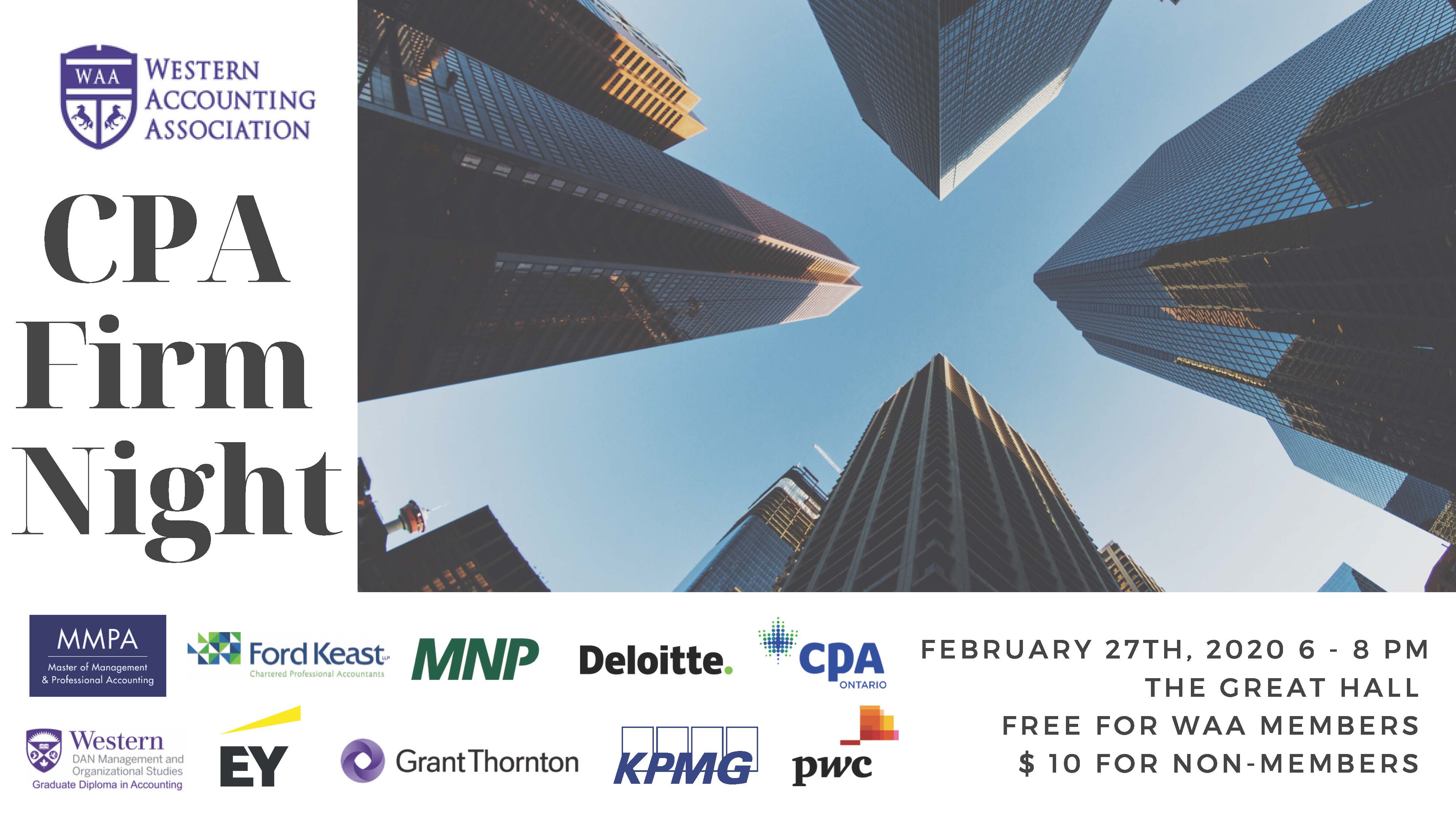 CPA Firm Night Poster