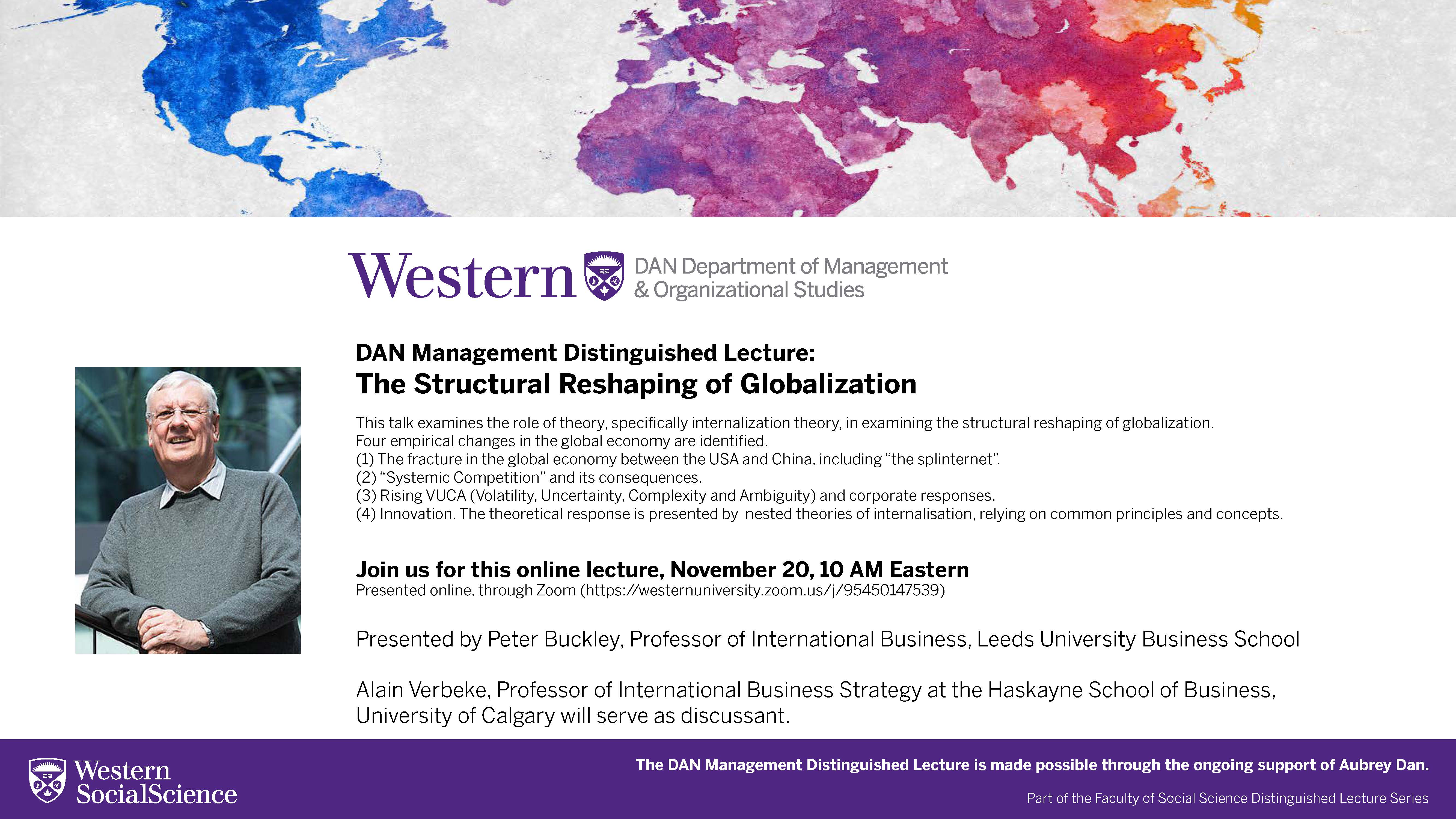 Distinguished Lecture Poster